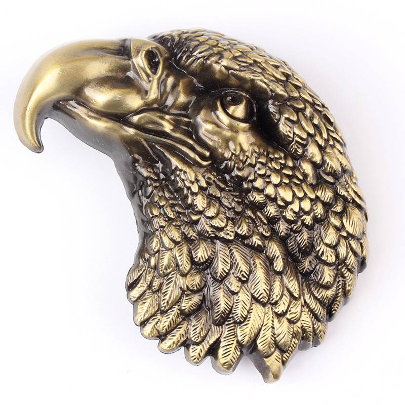 Wholesale Custom Eagle Head 3d Metal Badges Soft Enamel Lapel Pin