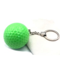 Wholesale cheap green golf ball key chains for golf shop