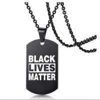 wholesale black lives matter stainless steel dog tags