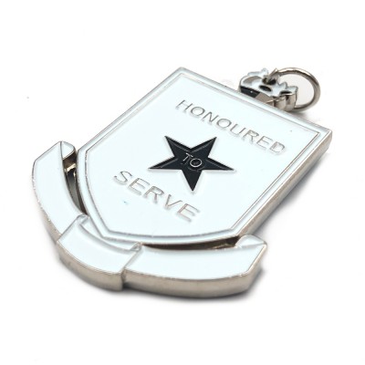 Customized zinc-alloy military dog tag