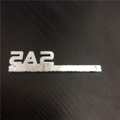 Car Metal Logo Emblem 3D Letters Badges Custom Size