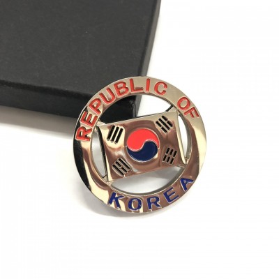 High Quality Flag Coin Golf Ball Marker with Double Sides Logo for Event